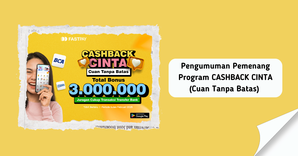 Pengumuman Pemenang Program CASHBACK CINTA (Cuan Tanpa Batas) Pengumuman Pemenang Program CASHBACK CINTA (Cuan Tanpa Batas)